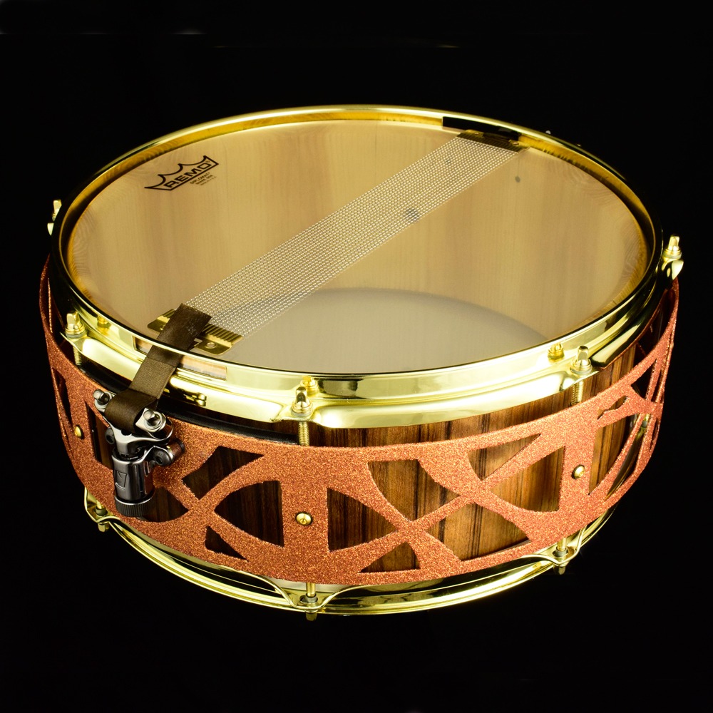 snade drum stave shell fully free-floating