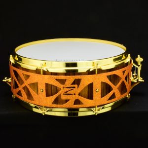 Offram frake over ash stave shell free-floatinf snare