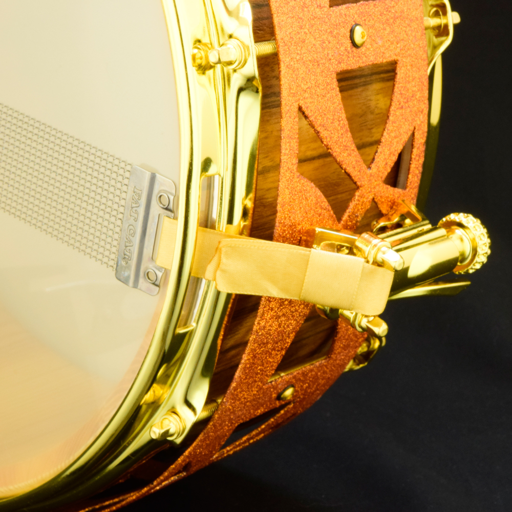 Offram frake over ash stave shell free-floatinf snare