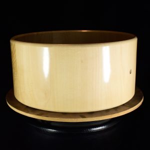 Maple snare drum stave-shell
