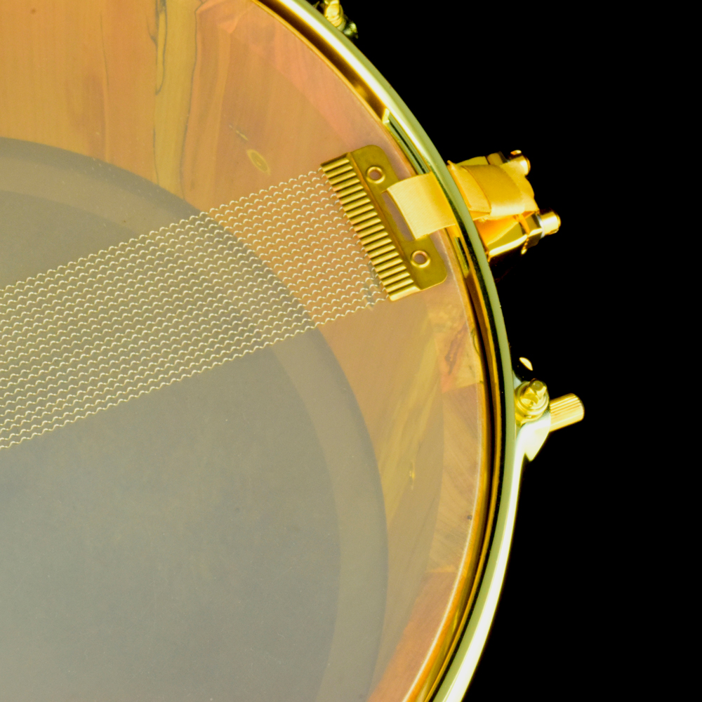 Maple snare drum stave-shell