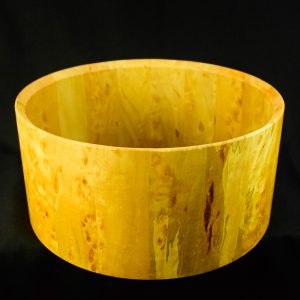 Burl Lime Stave shell for snare drum