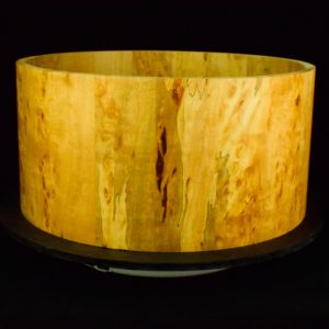 Lime snare drum stave-shell