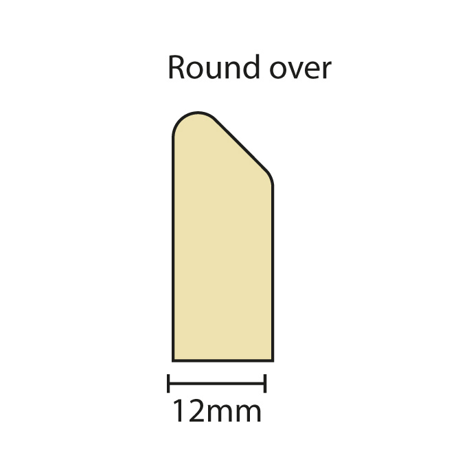 Bearing edge Rounded over