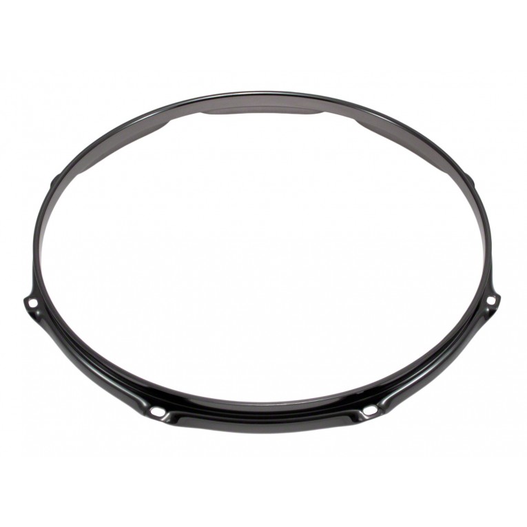 14" 8 Holes Black 3.0mm Super Triple Flange Drum Hoop