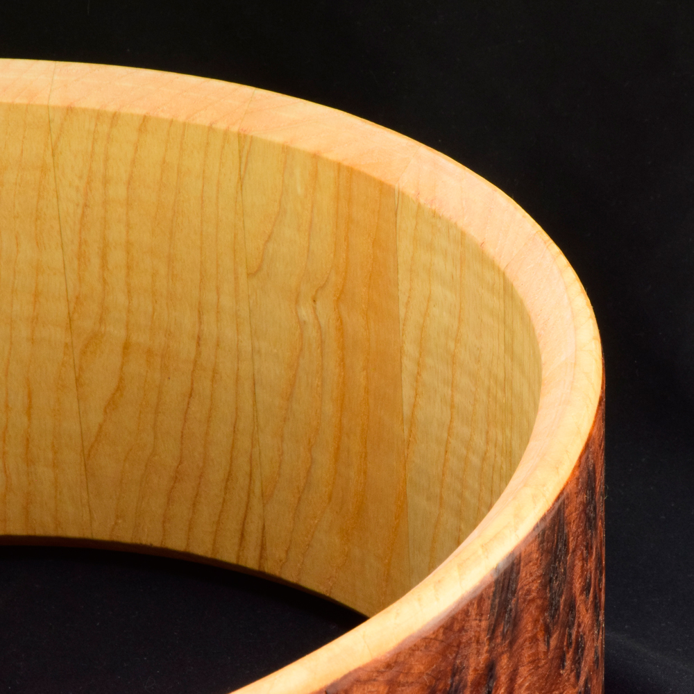 Thuja burl veneer over Ash stave shell - Image 11