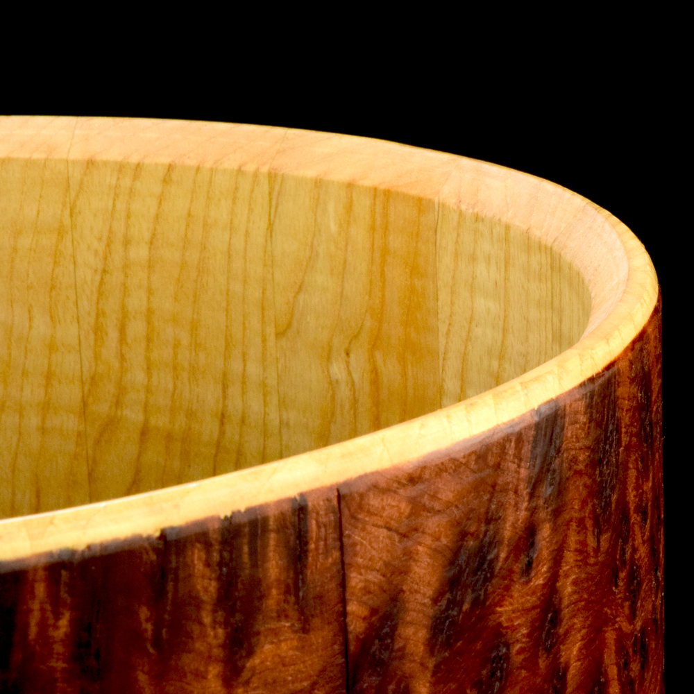 Thuja burl veneer over Ash stave shell - Image 12