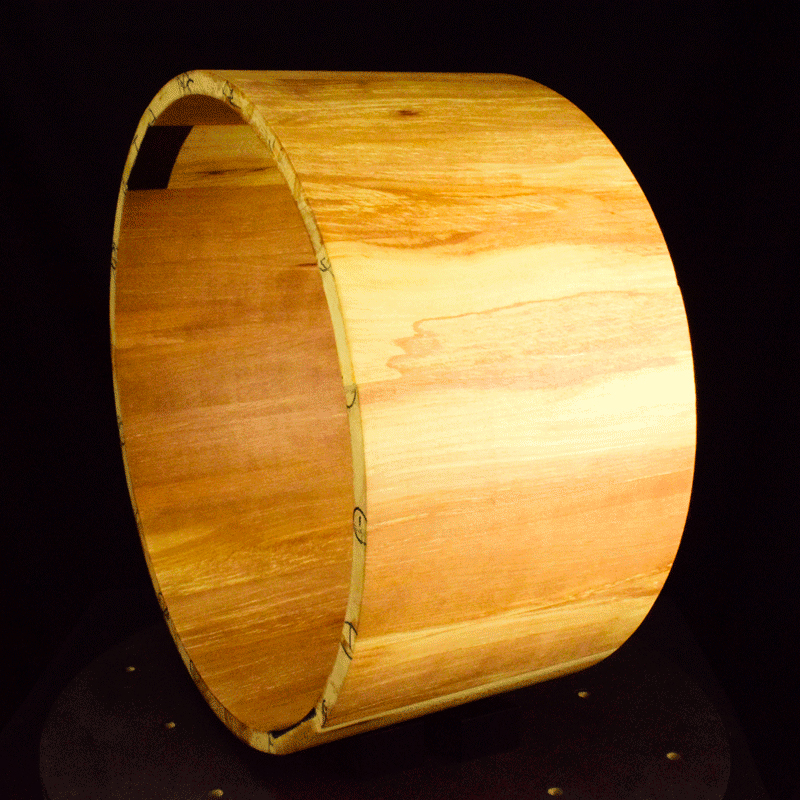 Alder stave drum shell
