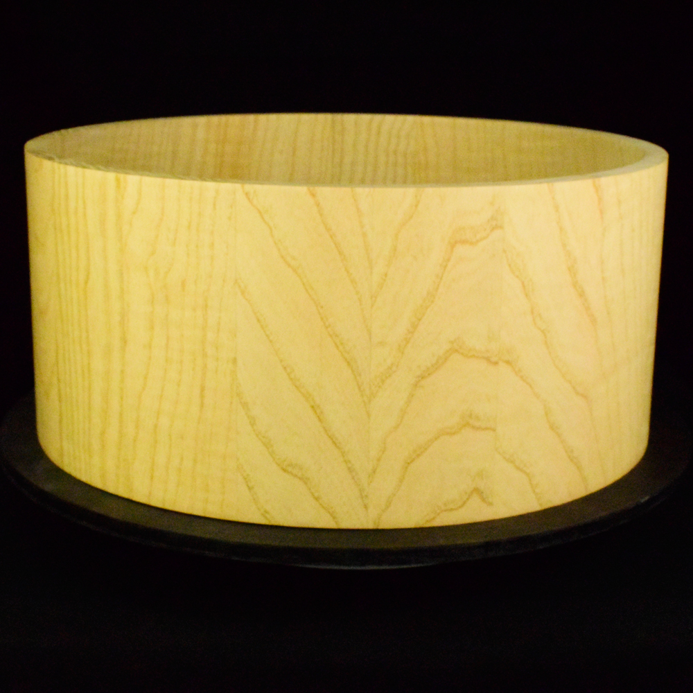 Ash snare drum shell