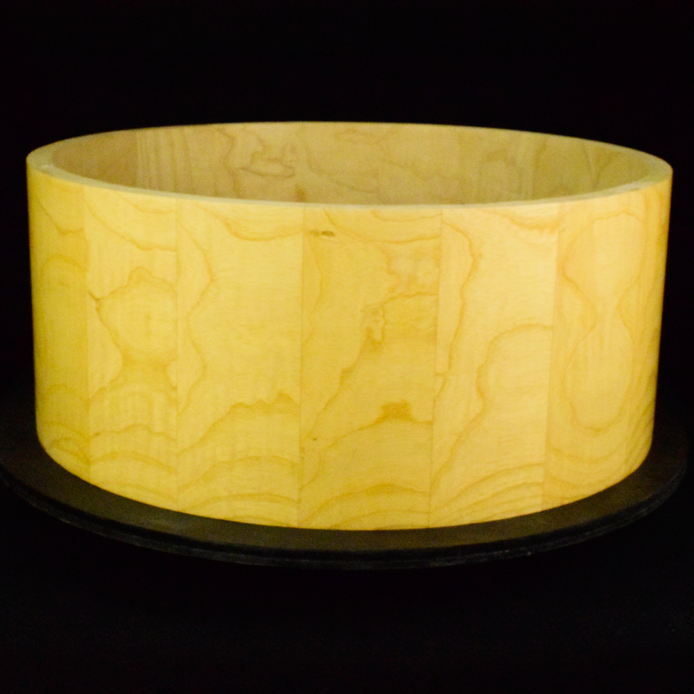 Ash shell with horizontal wood direction