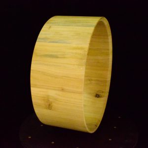 Cherry stave shell for snare drum
