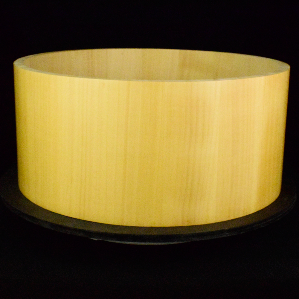 Maple stave shell for snare drum