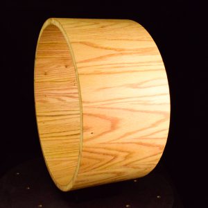 Red Oak stave shell for snare drum